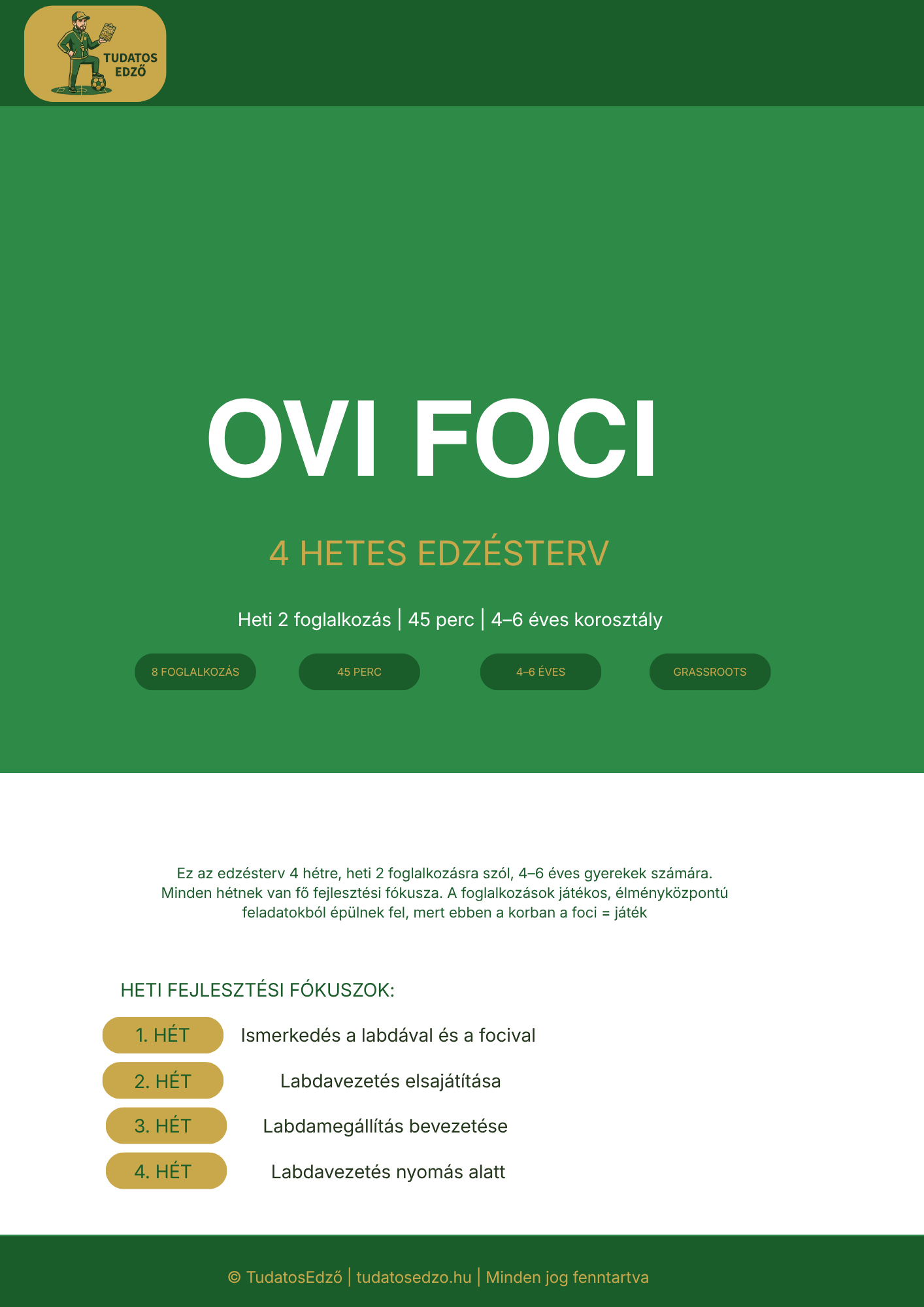 Teljes Csomag – Ovi + U7 Edzésterv - Image 2